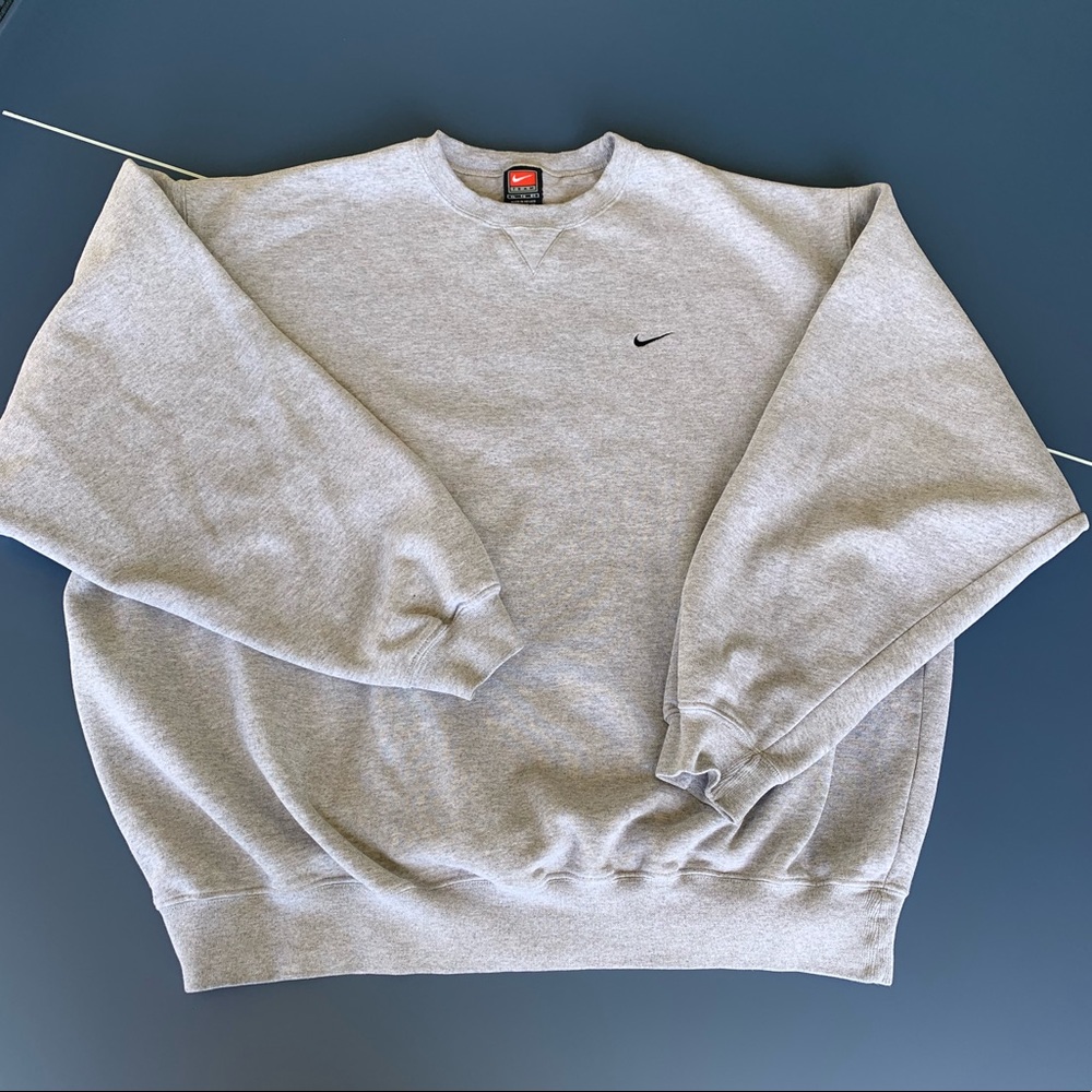 Vintage Nike gray crewneck sweatshirt XL